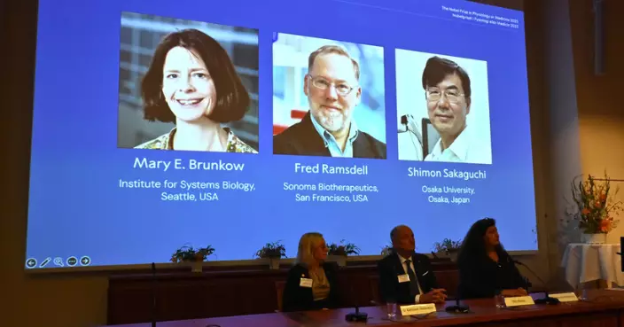兩美國一日本科學家共奪諾貝爾生理學或醫學獎 表彰外周免疫耐受研究貢獻