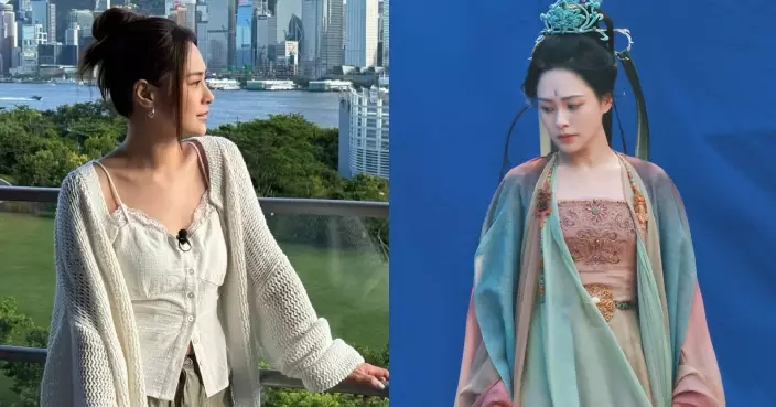 鍾欣潼放完假回歸劇組拍攝 古裝造型曝光獲激讚：穿破布都漂亮！