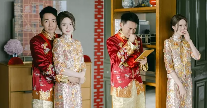 曾樂彤著褂皇出嫁氣派十足 徐浩宣讀愛的宣言忍唔住先爆喊