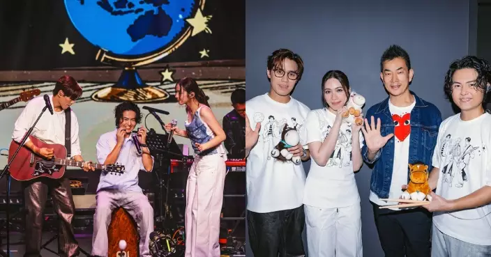 Z世代超人氣天團告五人「聲震」黃埔新場館 任賢齊驚喜現身預祝成功奪金馬獎