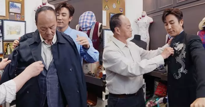 家傳之「保」｜與狄龍靠三件「衫」傳承兼傳情 譚俊彥親手為父親還原《英雄本色》經典造型場面感人