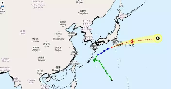 娜基莉續橫過日本以南海域 伊豆群島面臨重創