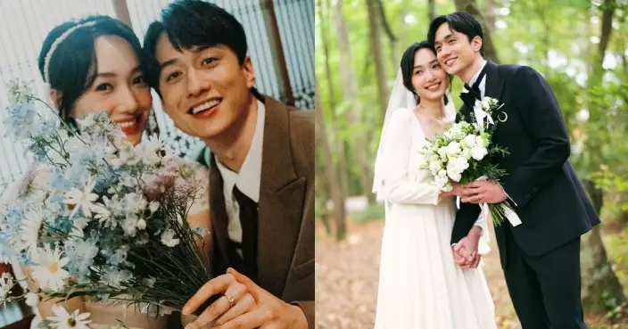 劉俊謙蔡思韵拍拖五年低調完婚 復古婚紗照見證細水長流的愛