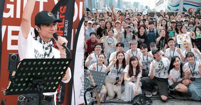 Busking被「雨神」眷顧粉絲依然冒雨力撐 古巨基：淋濕個人淋唔濕個心！