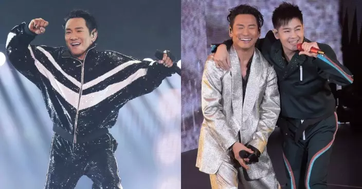 杜德偉出道40周年演唱會狂舞熱爆紅館 相識30年老朋友林志穎驚喜現身掀全場回憶殺