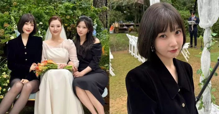 Joy出席胞妹婚禮「一門三美」合照掀熱議 男友Crush獻聲唱祝歌