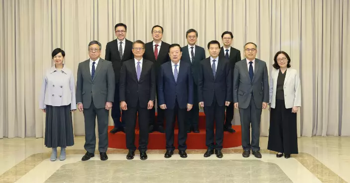 與夏寶龍會面 陳茂波率團完成北京河北訪問