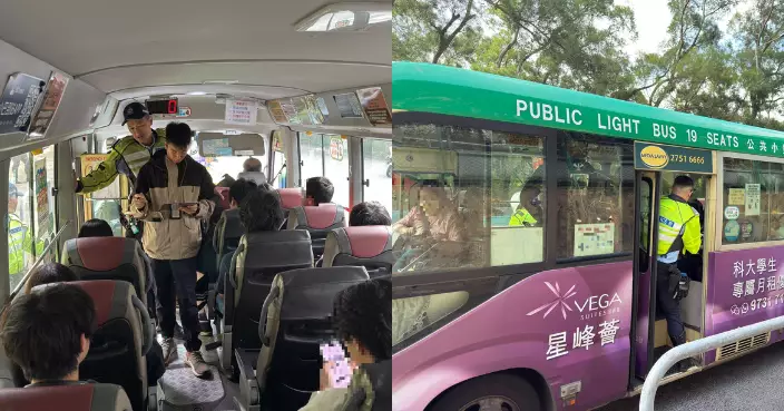 警員「放蛇」搭小巴捉31名乘客無繫安全帶 將向違例者發傳票