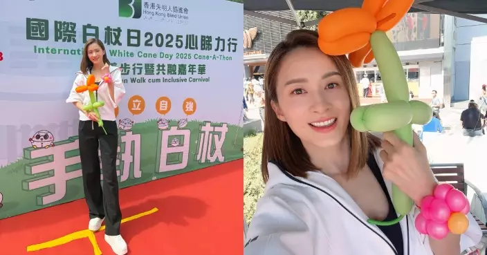 沈卓盈熱愛工作保持完美狀態 母子檔行善訓練囝囝分享與膽色