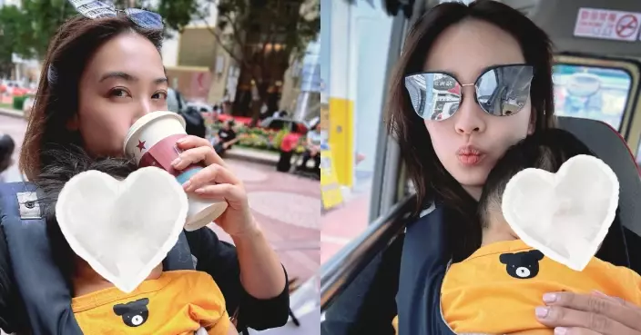 朱千雪與新「shopping buddy」行街街 佩服自己孭住BB同時順利如廁