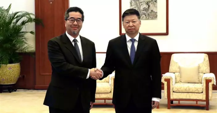 國台辦主任宋濤天津晤國民黨候任副主席蕭旭岑