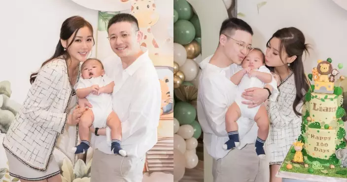 陳詩欣為囝囝舉辦動物主題百日宴 爆老公搞爛gag搞到全場安靜