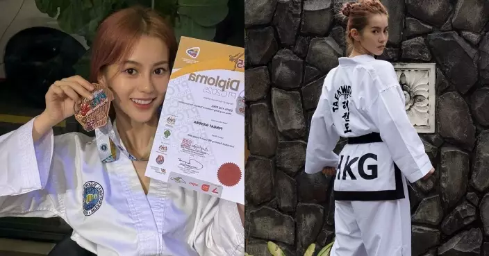 新生代武打女演員鄧月平再展真功夫魅力 首征亞洲跆拳道賽勇奪銅牌為港爭光