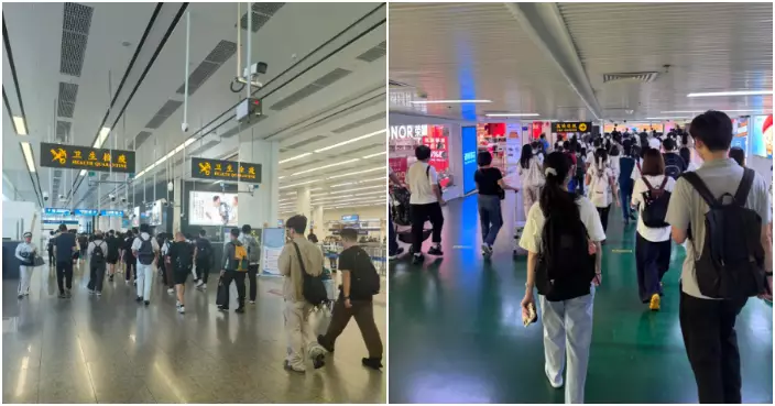 黃金周第二日逾45萬人次入境  包括21.5萬人次內地客