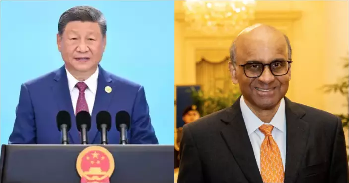 習近平同尚達曼互致賀電 賀中新建交35周年　