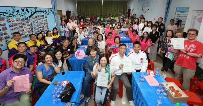 行義多面睇   大灣區義工團惠州傳愛   與自閉症兒童共創微笑時光