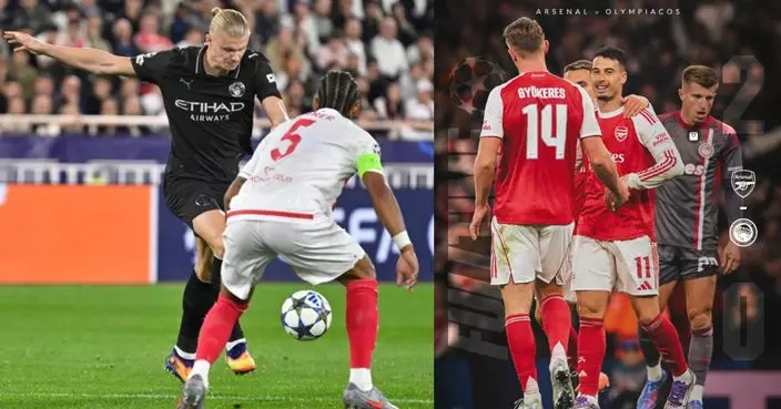 歐聯PSG2:1反勝巴塞　阿仙奴2:0挫奧林比亞高斯