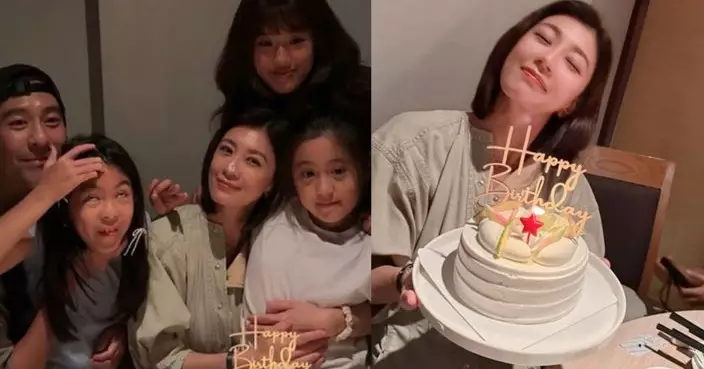 賈靜雯51歲生日全家行山慶祝 凍齡美貌零變化