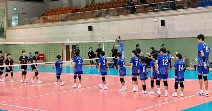 不用起跳就可攔網 南韓12歲男童身高達205公分成排球聯盟史上最高選手