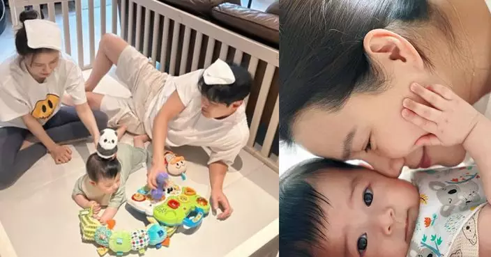 黃翠如44歲生日晒母子溫馨照 蕭正楠呷醋笑問：我呢？