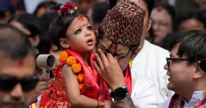 尼泊爾2歲新「女神」登基！  卸任後尼泊爾政府發放月退俸