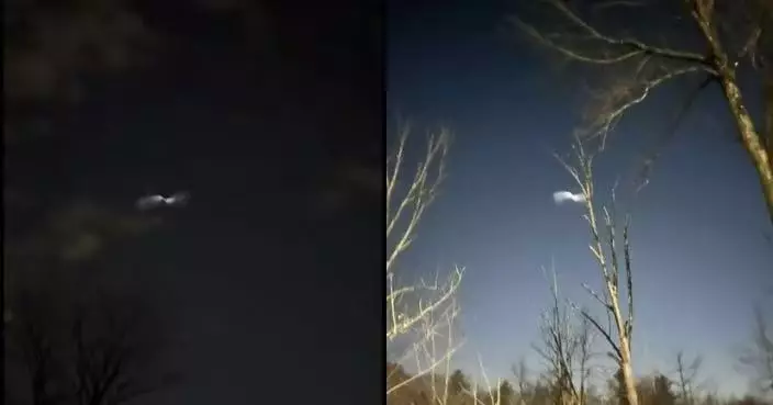 美民眾目擊夜空神秘「S形光帶」惹UFO疑雲 專家揭真身其實是……