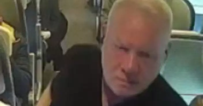 英女搭火車熟睡遭陌生男性侵驚醒 警方公開監控畫面通緝「惡狼」