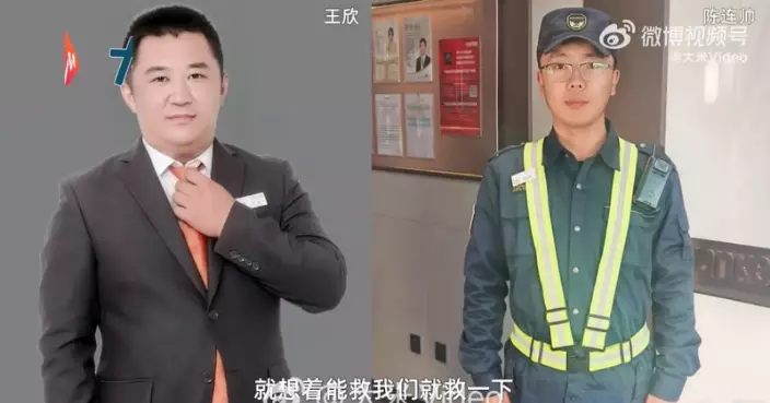 突發昏厥倒小區門口 濟南中年男獲2名物業人員跪地接力做CPR救回一命