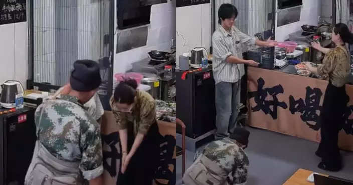 老翁上門強推產品討錢 湖南麵店老闆機智用1招應對獲激讚