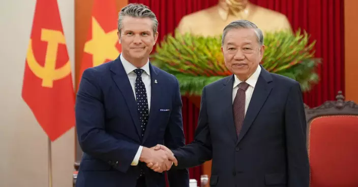 美防長赫格塞思訪越南晤蘇林等 稱美國望與越建立更深層次軍事關係