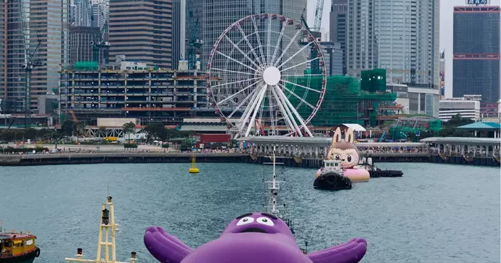 「維港海上大巡遊」夢幻艦隊巡遊圓滿完成 四座巨型充氣雕塑與無人機匯演共譜維港盛典