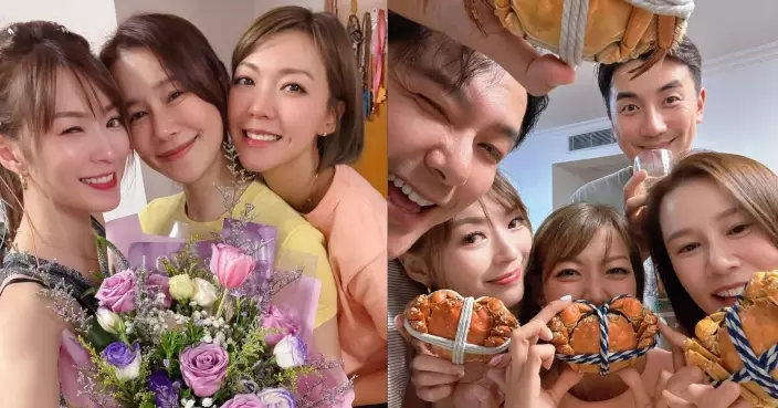 連詩雅宴請好友歎大閘蟹 為黃翠如補祝生日兼向梁諾妍取湊B經