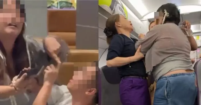 港女越南機場發難斥男友「叫雞」兼家暴 再大鬧機艙推跌空姐引熱議