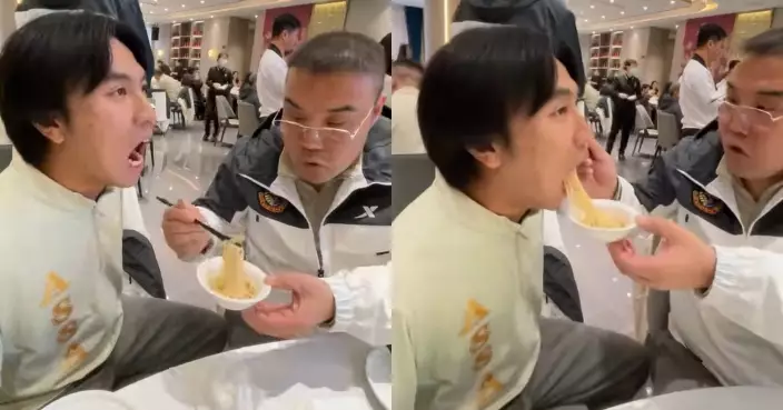 李金凱嗌餓即獲老友餵食 劉洋一舉動獲讚好貼心