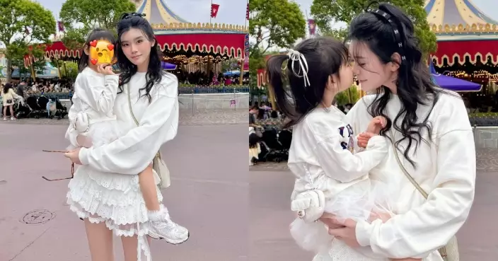 何猷君奚夢瑤一家遊主題樂園為囡囡慶生 4歲壽星女孭過萬名牌袋貴氣十足