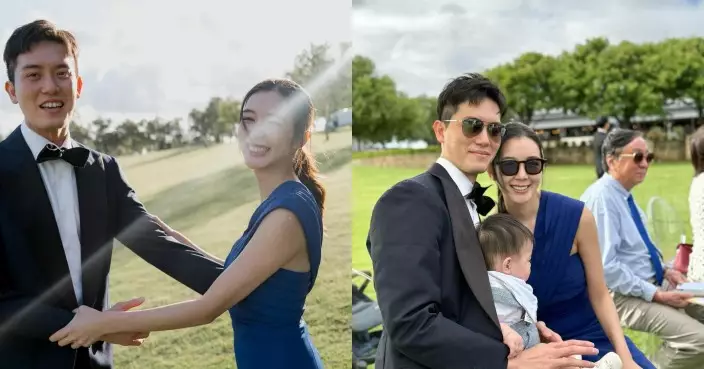 麥明詩首晒愛子正面照 七個月大仔仔出國表現乖巧