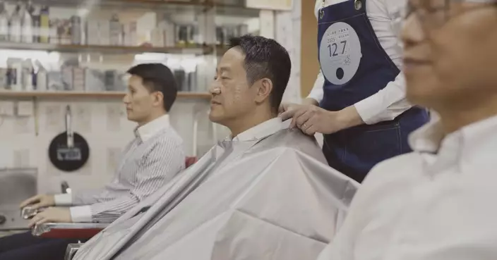 2025立法會選舉｜海關高層理髮店拍片撐換屆選舉   玩「食字」呼籲選民12月7日投票