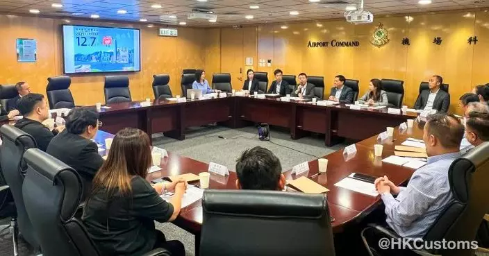海關「空運貨物顧客聯絡小組」定期會議 介紹完稅標籤制及空陸鮮活產品快線最新情況