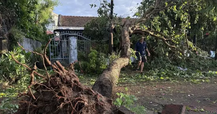 強颱風海鷗登陸越南中部 至少一人死亡