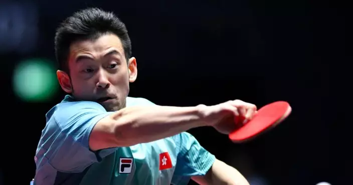 全運會｜港隊黃鎮廷順利晉身乒乓男單16強