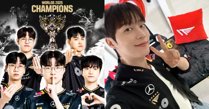 T1奪英雄聯盟世界大賽三連霸寫下歷史！「狂粉」尹斗俊開6小時直播熱血解說