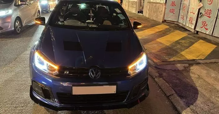 警方一連四日西九打擊非法賽車等 捕5男並扣查10架非法改裝車輛