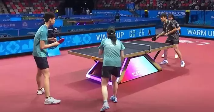 全運會｜乒乓18歲以下混雙銅牌賽　港隊不敵北京組合