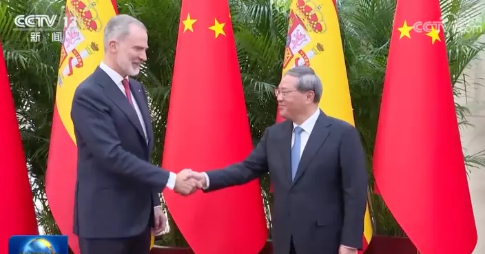 李強晤到訪西班牙國王費利佩六世 稱支持中企赴當地投資