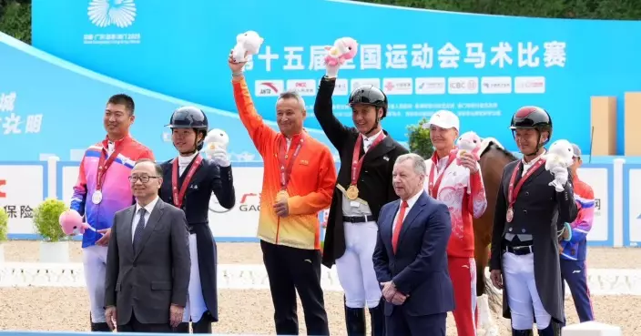 馬會專業支援十五運會馬術賽事 首次在賽場設立馬醫院