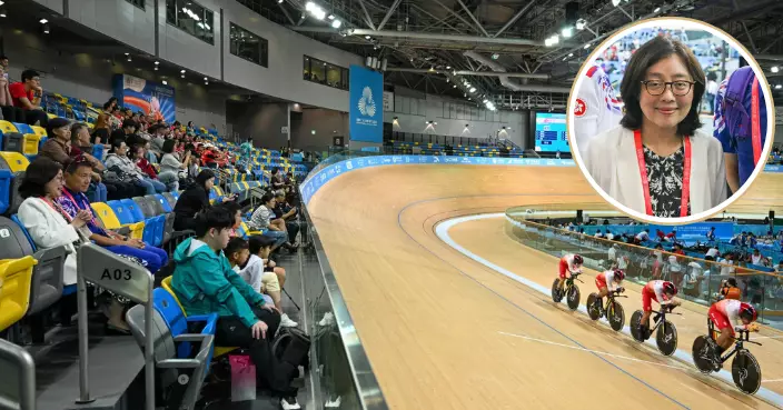 全運會｜甯漢豪到單車館觀賽 指選手展現堅毅鬥志令人讚嘆