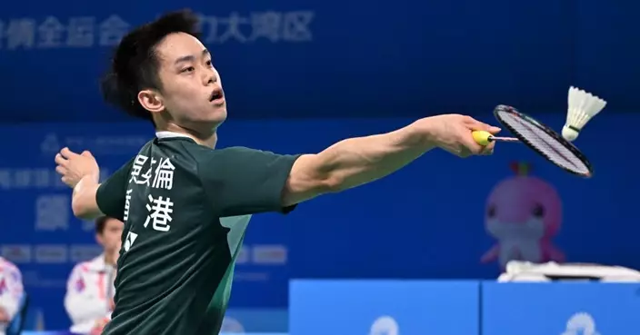 全運會｜羽毛球男子團體名次賽港隊3:0擊敗北京隊獲第7名
