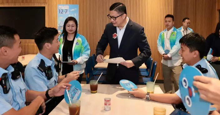 2025立法會選舉｜鄧炳強：紀律部隊要以身作則 成為先「投」部隊