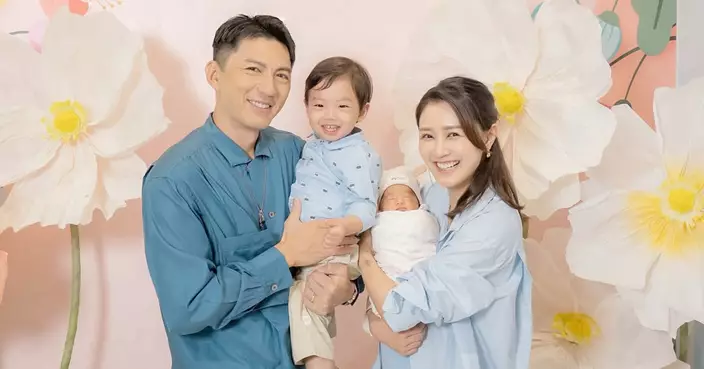 袁偉豪張寶兒首曝一家四口溫馨合照 袁咕碌獲封「滿分哥哥」
