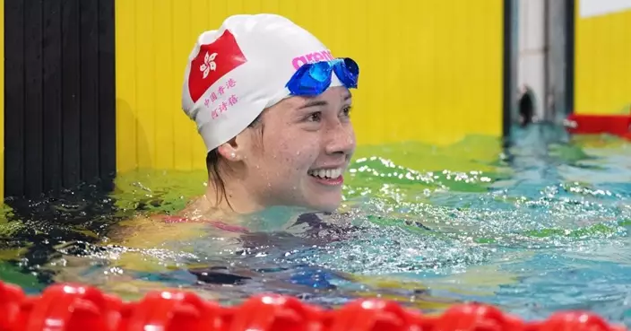 全運會｜女子100米自由泳 何詩蓓奪金